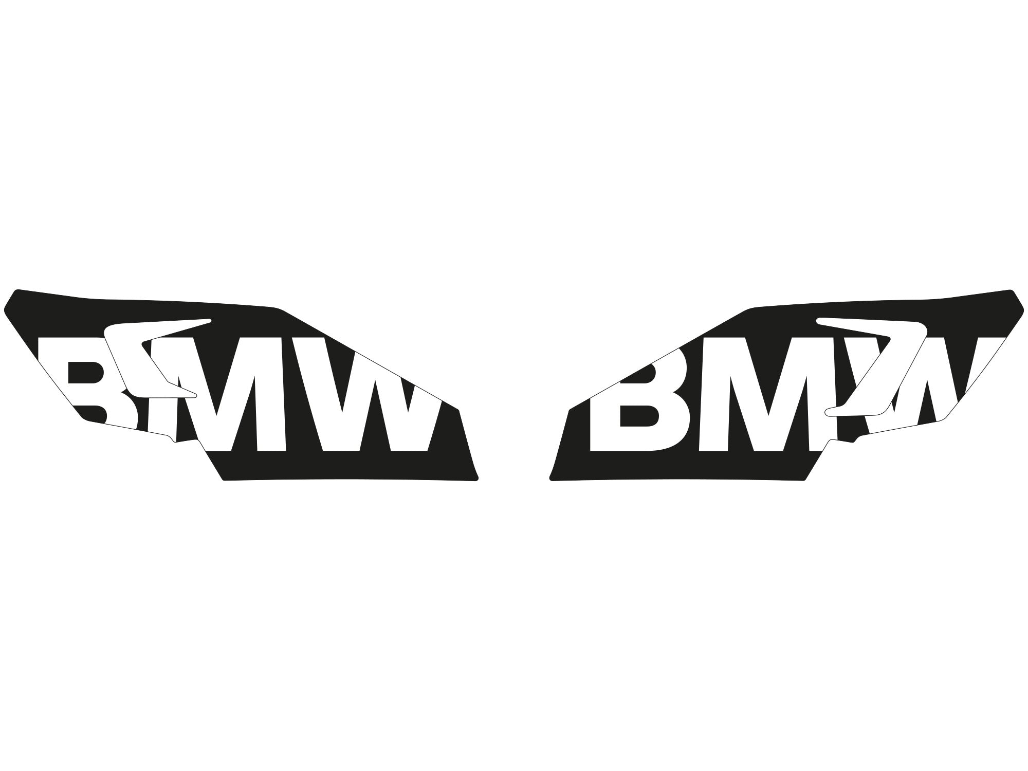 Bmw M3 M5 X3 X5 X6 E36 Badge Abs Car Sticker Emblem